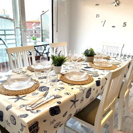 1ª Línea Playa Compostela En Vilagarcía De Arousa, Rías Baixas Apartamento *